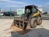 2007 New Holland LS160 Skid Steer c/w Bucket & Forks