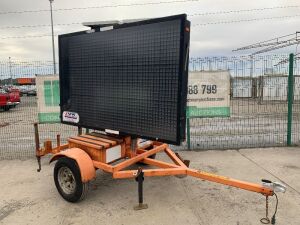 2006 Ver-Mac Fast Tow Solar Powered VMS Board