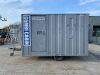 12` x 7`6" Single Axle Mobile Welfare Unit - 2