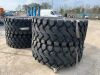 UNRESERVED/UNUSED 4 Of 26.5 x 25 x 28 Dump Truck/Loader Tyres - 6