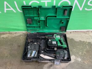 UNRESERVED Hitachi DH25DAL 25V SDS Drill c/w 2 x Batteries & Charger