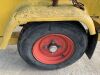 1990 Skiddometer Single Axle Water Tank c/w Honda Petrol Water Pump & Water Pump Hoses - 20