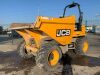 2018 JCB 9T-1 9T Straight Tip Site Dumper