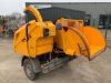 UNRESERVED Jensen A540 Fast Tow Single Axle Diesel Turn Table Wood Chipper - 3