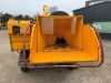 UNRESERVED Jensen A540 Fast Tow Single Axle Diesel Turn Table Wood Chipper - 4