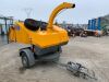 UNRESERVED Jensen A540 Fast Tow Single Axle Diesel Turn Table Wood Chipper - 7