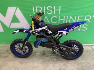 NEW/UNUSED Blue Mini Dirt Bike