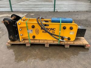 UNUSED 2021 Kabonc KBKC75 Hydraulic Breaker To Suit 8T-12T (50mm PIns)