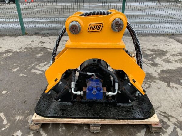 UNUSED 2021 HMB Hydraulic Plate Compactor To Suit 4T-10T (50mm Pins)