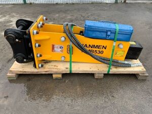 UNUSED 2021 Hanmen HMB530 Hydraulic Breaker To Suit 2T-4.5T (40mm Pins)