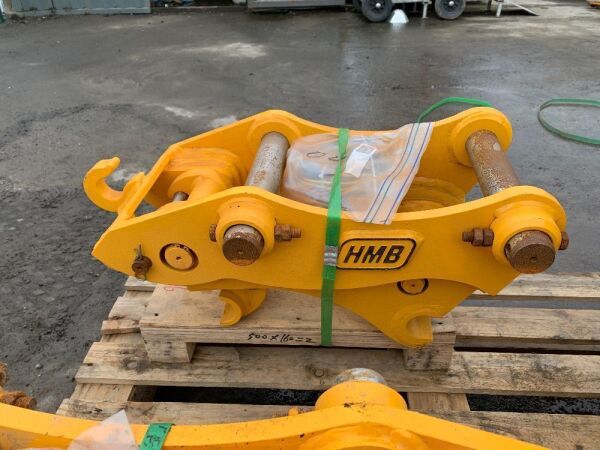 UNUSED HMB Hydraulic Quick Hitch To Suit 4T-6T Excavator (50mm Pins)