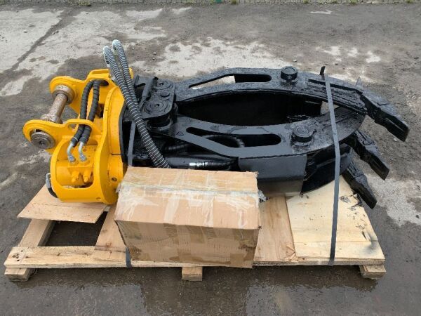 UNUSED 2021 HMB RG45 Double Cylinder Hydraulic Rotating Grab To Suit 5T-7T (45mm Pins)