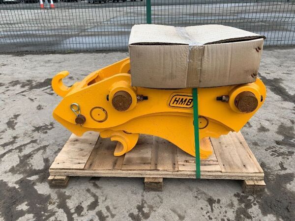 UNUSED 2021 HMB06 Hydraulic Quick Hitch To Suit 10T-15T Excavator (65mm Pins)