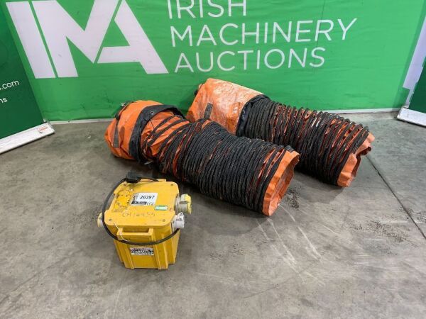 5KVA Transformer and 2 x Self Contained Air Ducting Bags