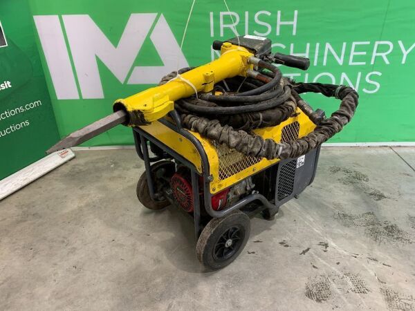 2018 Atlas Copco 20P Petrol Hydraulic Power Pack c/w Hydrualic Hammer & Chisel