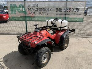 Honda Fourtrax 300 4x4 Petrol Quad c/w Sprayer