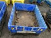 2 x Blue/Black Plastic Box Pallets - 3