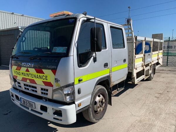 2006 Isuzu NQR Crew Cab Dropside Beaver Tail