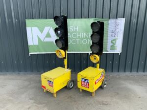 Set Of TTS IR400 Portable Traffic Lights