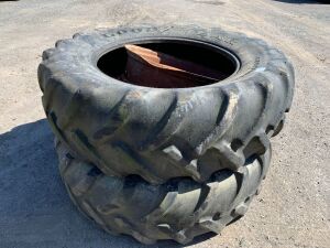 UNRESERVED 2 x 620/70/R42 Tractor Tyres