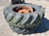 UNRESERVED 2 x 620/70/R42 Tractor Tyres - 4