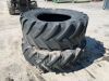 UNRESERVED 540/65/30 - Kleber 500 & 9.50/16.5 Tyres - 4