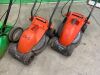 UNRESERVED 2 x Flymo ELectric Lawnmowers & 1 x Florabest Lawnmower - 2