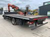 2005 MAN 12.180 Flatbed c/w 2005 Palfinger PKG12001 Extendable Crane - 3