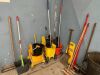 UNRESERVED Selection of Mop Buckets, Plastic Refuge Bins, Brushes and more
