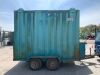 UNRESERVED Twin Axle Fast Tow Welfare Unit c/w Canteen, Gas Hob, Sink & Power Sockets - 5