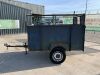 UNRESERVED Single Axle Livestock Trailer c/w Ramp - 2