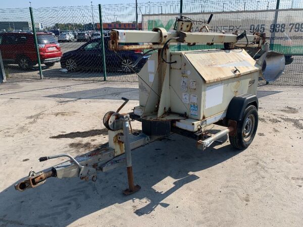 UNRESERVED 2002 Terex Amida RL4000 Fast Tow Diesel Lighting Tower