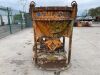 UNRESERVED 3T Concrete Skip c/w Pedestrian Platform - 7