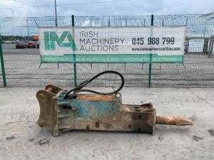 2011 MSB Saga 200 Hydraulic Rock Breaker To Suit 18T-25T (80mm Pins)