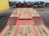 UNRESERVED 2003 Montracon Tri Axle Low Lader - Ramps, Drop Neck & Rear Lift Axle - 24