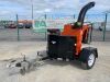 2008 Echo CH8670H Fast Tow Single Axle Petrol Turn-Table Woodchipper