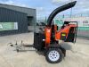 2008 Echo CH8670H Fast Tow Single Axle Petrol Turn-Table Woodchipper - 2