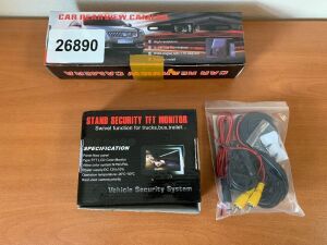 UNRESERVED Rear View Vehicle Camera & Vehicle Security Monitor