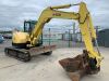 UNRESERVED 2007 Yanmar VIO75-A Zero Tail 7.5T Excavator - 7