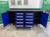 UNRESERVED/UNUSED Steelman 10 Drawer & 2 Cabinet 7ft Workbench - 4