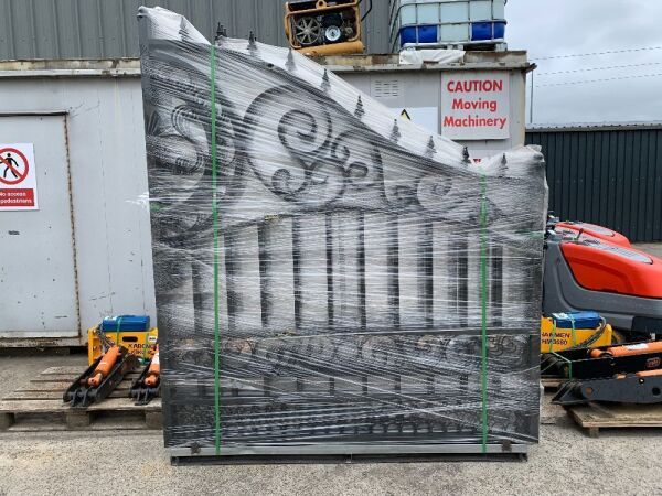 UNRESERVED/UNUSED 14Ft Bi-Parting Iron Gates