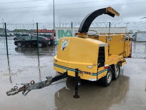 Vermeer BC1000XL Fast Tow Twin Axle Diesel Wood Chipper