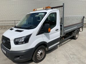 2017 Ford Transit 3.5T Twin Wheel Single Cab Tipper c/w Tail Lift