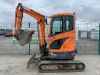 UNRESERVED 2011 Doosan DX27Z Zero Tail 2.7T Excavator - 3