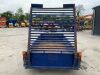 Blue Twin Axle Plat Trailer c/w Ramp - 4