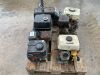 UNRESERVED Pallet Of 4 x Petrol Engines & Hiretech Floor Sander Base - 4