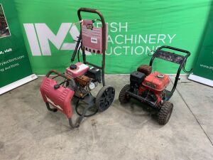 UNRESERVED 2 x Portable Petrol Power Washers