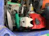 UNRESERVED Blue Crate Of Strimmers, Mowers, Generators, Chopsaws, Compressor, Consaw Trolley & More - 14