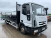 2014 Iveco Eurocargo 75E16 EEV Dropside c/w D'Hollondia Tail Lift - 7