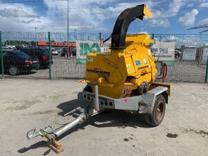 Schliesing 400EX Single Axle Fast Tow Diesel Wood Chipper